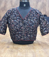 Paruthi Black Floral Blouse