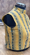 The Thari Edit- Mustard Blouse (Attachable Sleeves)