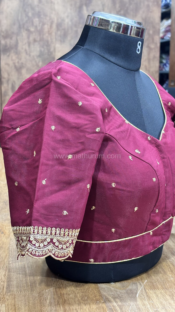 Anvika - Maroon Blouse