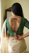 Suhani - Green blouse (Elbow Sleeve)