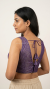 Tanira- Violet Blouse (Attachable Sleeves)