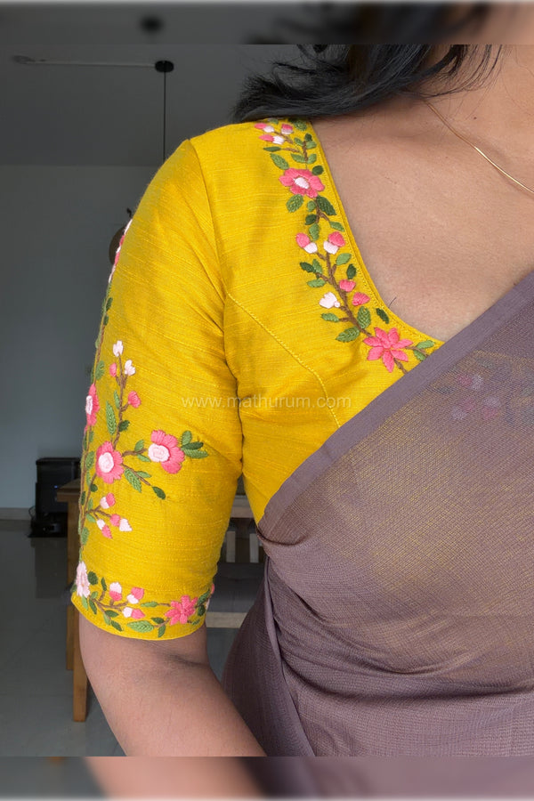 Zesty Mustard- Mustard Blouse