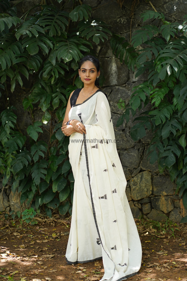 Check-mate (cotton saree)