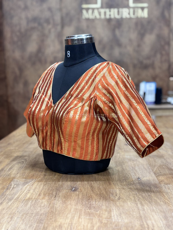 Zariya - Rust Orange Blouse