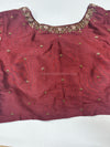 Handwork- Maroon Blouse Pattern 2