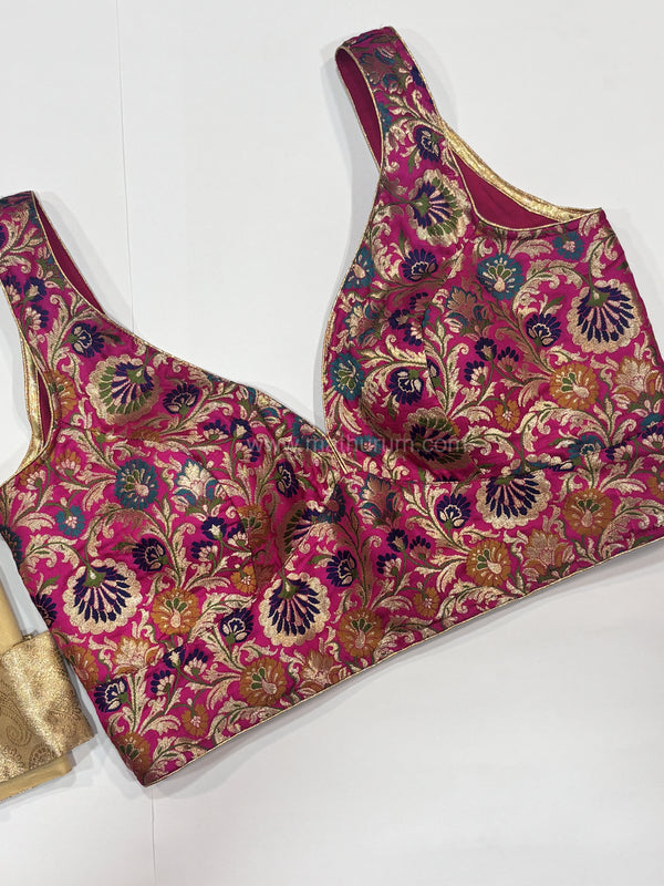 Kot - Pink/ Gold Blouse