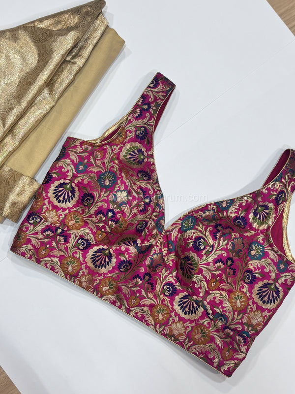 Kot - Pink/ Gold Blouse