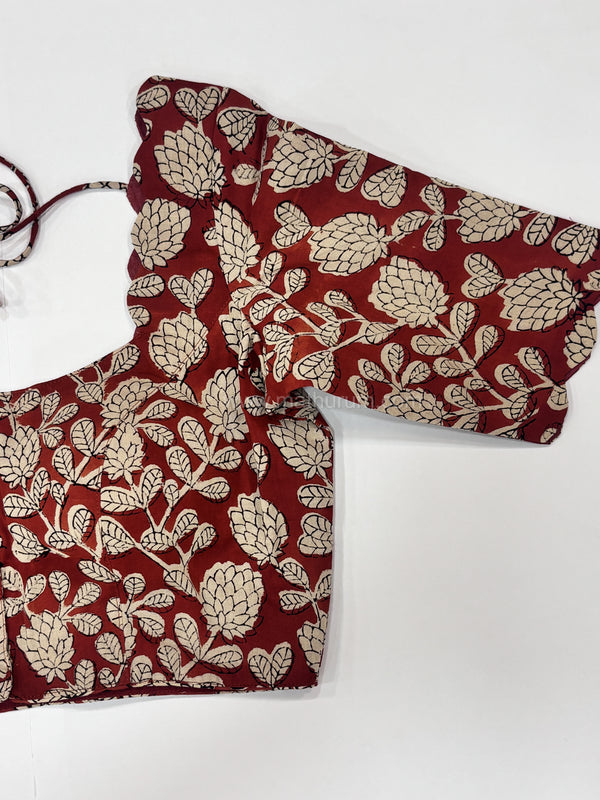 Sindoor- Maroon Blouse