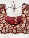 Sindoor- Maroon Blouse