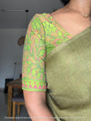Mahika- Green Embroidery Blouse