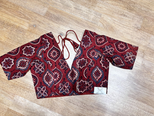 Indira- Maroon Blouse