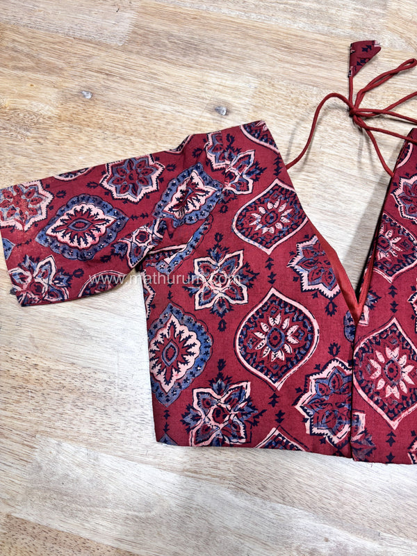 Indira- Maroon Blouse