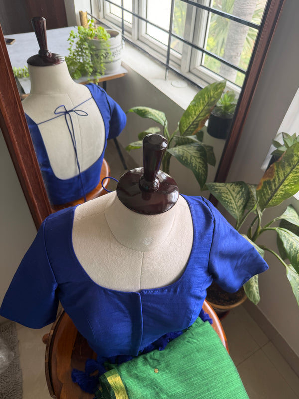 Thendral (Cotton saree) - Leaf Green