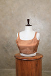 Nayan Metallic- Copper Blouse