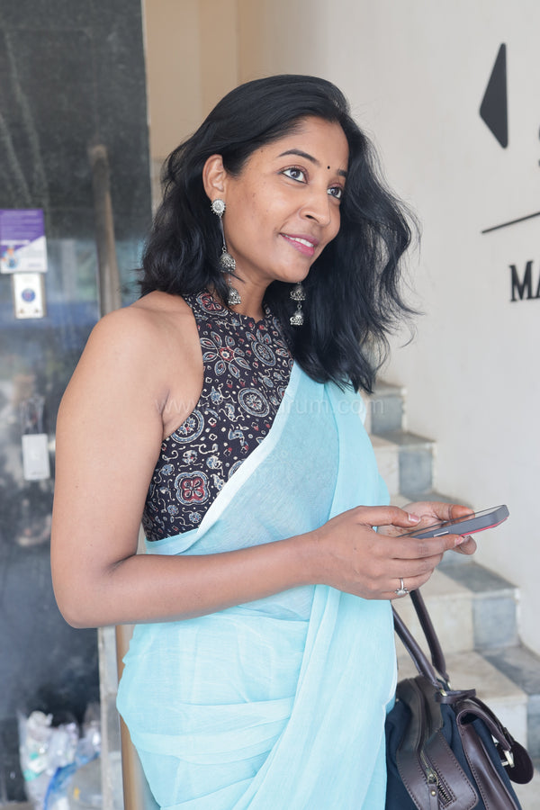Mora- Black Sleeveless Blouse