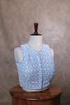 Petals- Grey Blouse (Sleeveless)