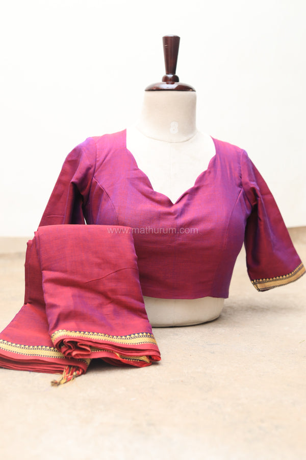 Kayal - Magenta Saree