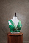 Kundhavai - Light Green Blouse (Attachable Sleeves)