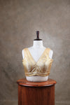 Megalai- Gold Blouse (Attachable Sleeves)