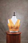 Kundhavai - Yellow Blouse (Attachable Sleeves)