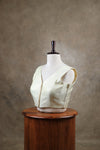 Taal- Cream Gold Blouse (Attachable Sleeves)