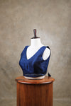 Rangeela- Navy Blue Blouse (Attachable Sleeves)