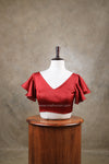 Hiya- Maroon Blouse