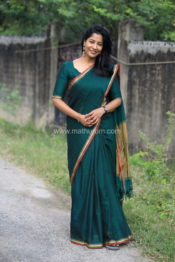 Kayal - Green Saree