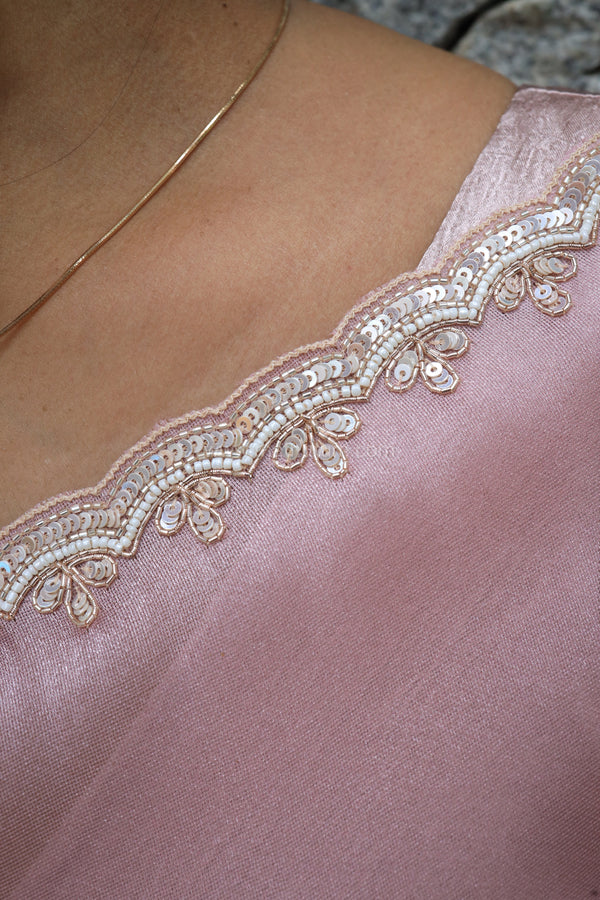 VIDA PASTEL PINK - DESIGNER SAREE