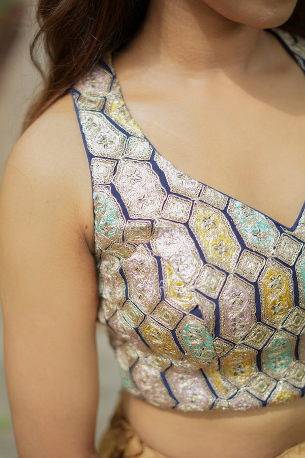 Utsav Blue Blouse