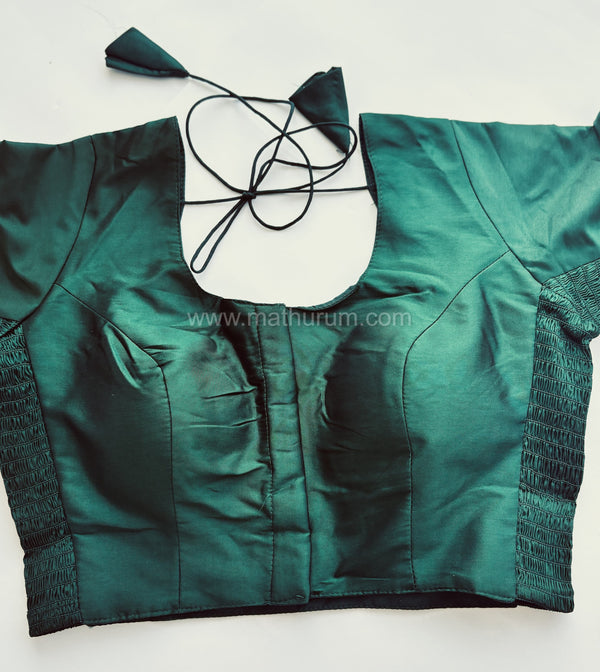 Riva- Dark Green Strechable Blouse