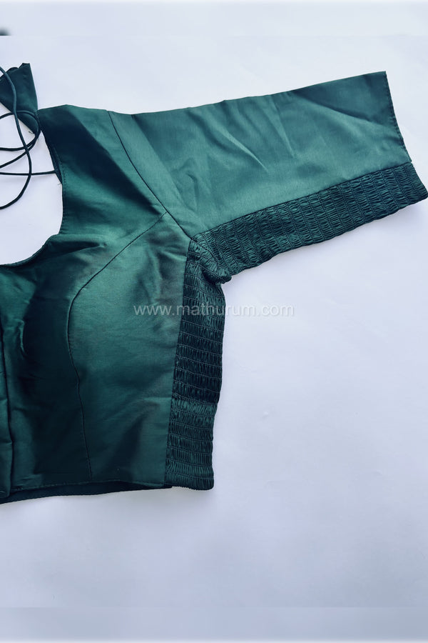 Riva- Dark Green Strechable Blouse
