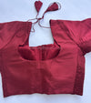 Riva- Maroon Strechable Blouse