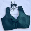 Rang- Dark Green Blouse (Attachable Sleeves)