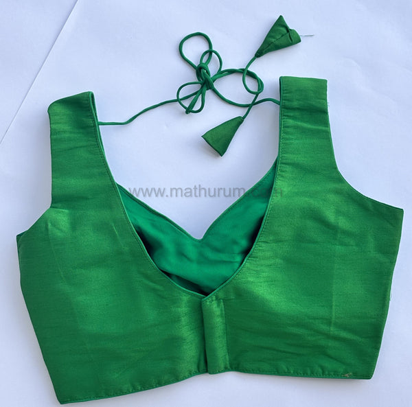 Rang- Light Green Blouse (Attachable Sleeves)