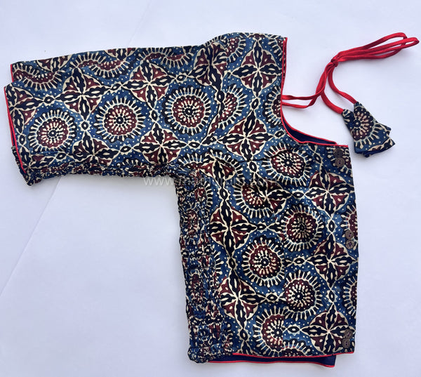 Ziva- Indigo Strechable Blouse