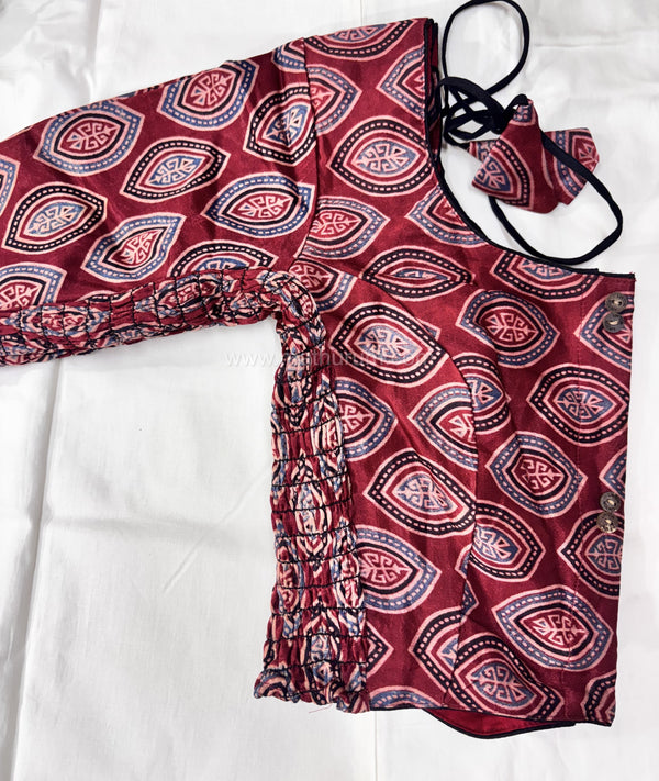 Ziva- Maroon Strechable Blouse