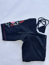 Little Garden - Black Embroidery Blouse
