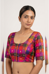 Kattam- Multicolour Pink Blouse