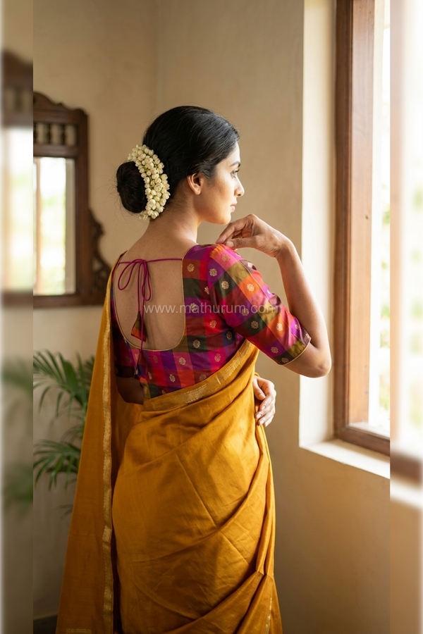 Kattam- Multicolour Pink Blouse