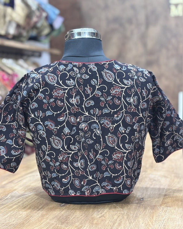 Paruthi Black Floral Blouse
