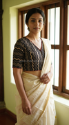Paruthi Black ZigZag Blouse