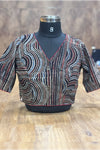 Paruthi Black Stripes Blouse
