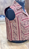 The Thari Edit- Maroon Blouse (Attachable Sleeves)