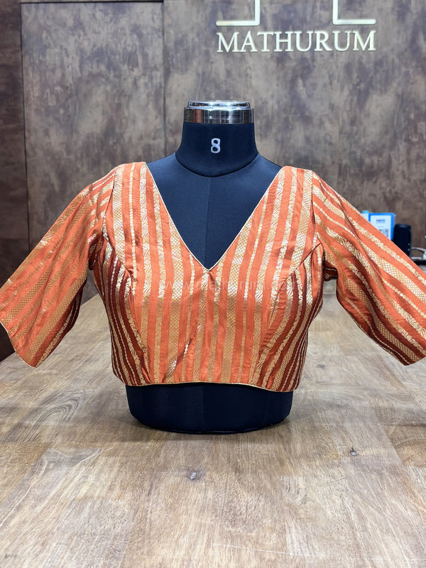 Zariya - Rust Orange Blouse