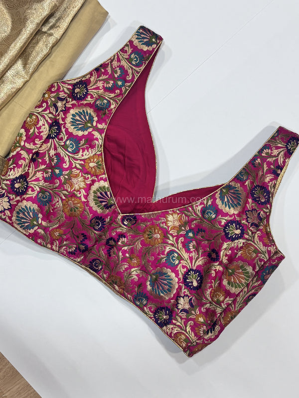 Kot - Pink/ Gold Blouse