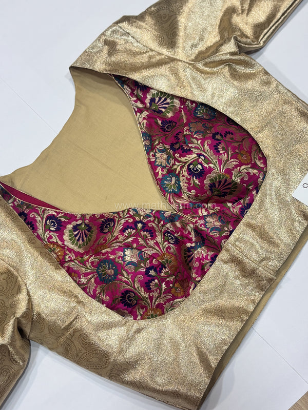 Kot - Pink/ Gold Blouse