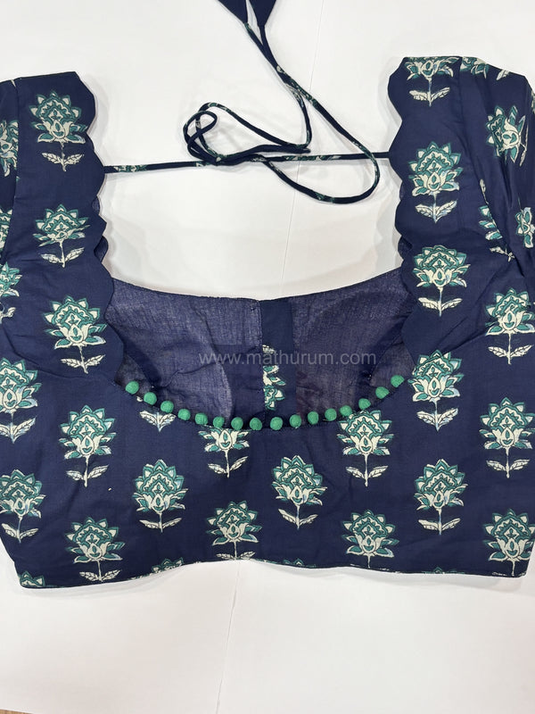 Veda- Navy Blouse