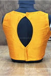 Vaigai- Yellow blouse 2.0 (Attachable Sleeves)