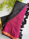 Thendral (Cotton saree) - Black